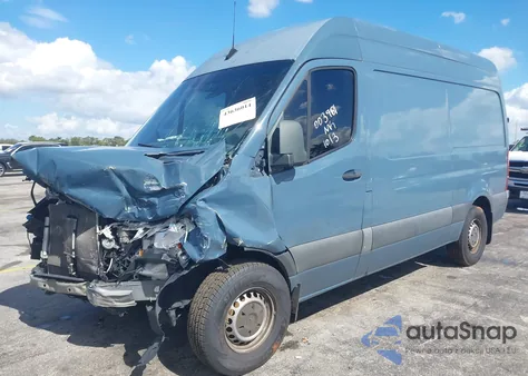 2019 Mercedes-Benz Sprinter 2500 Standard Roof V6 z USA, uszkodzony, nr VIN WD4PF0CD5KT003981